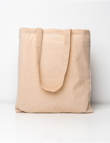 P-XT800-Cotton Bag Natural Long Handles